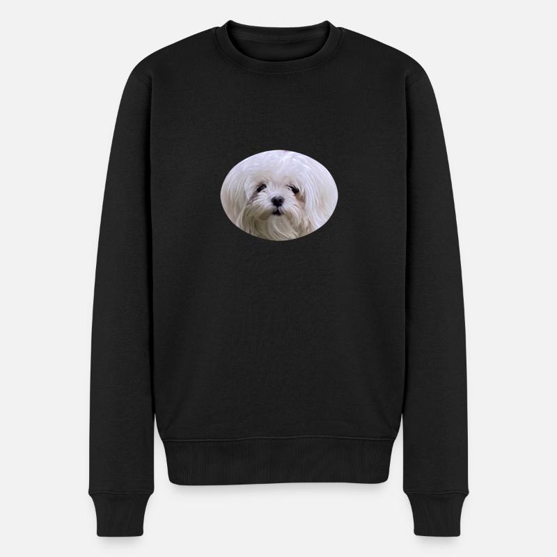 Beautiful Little Gemma of Paradise - Männer Premium Bio Pullover - Schwarz
