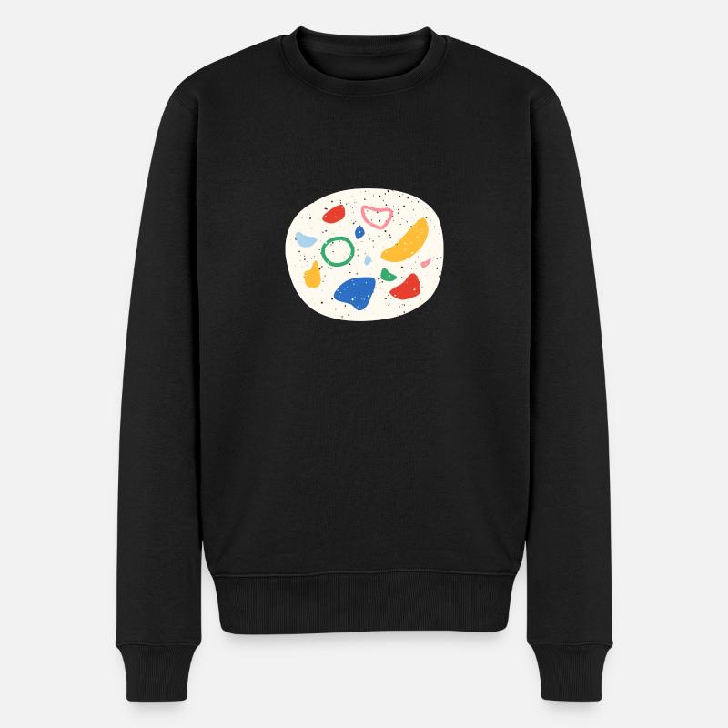 Große Klettergriffe - Männer Premium Bio Pullover - Schwarz