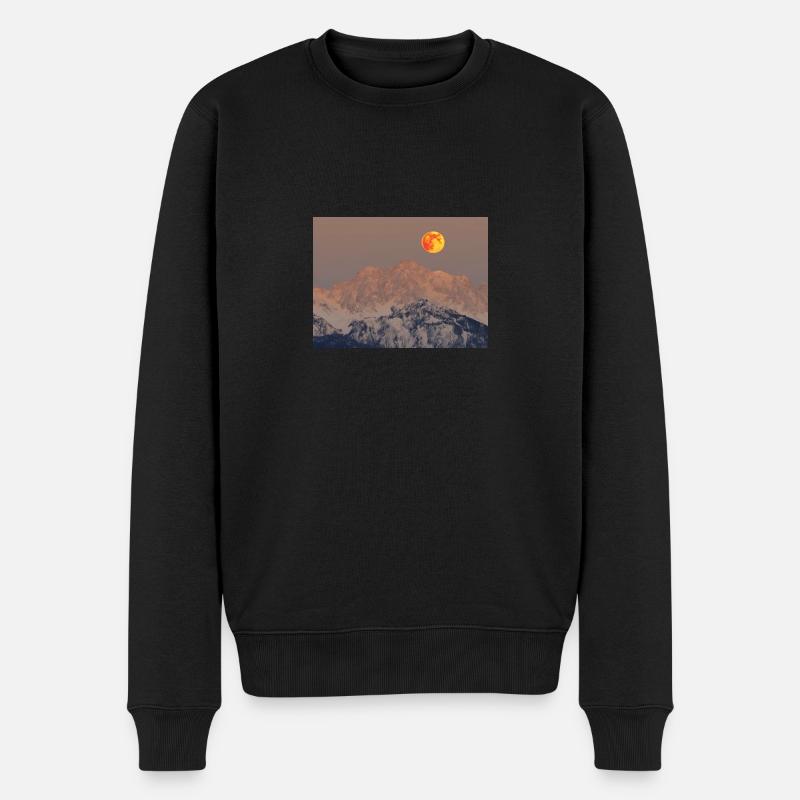 Mondberg - Männer Premium Bio Pullover - Schwarz