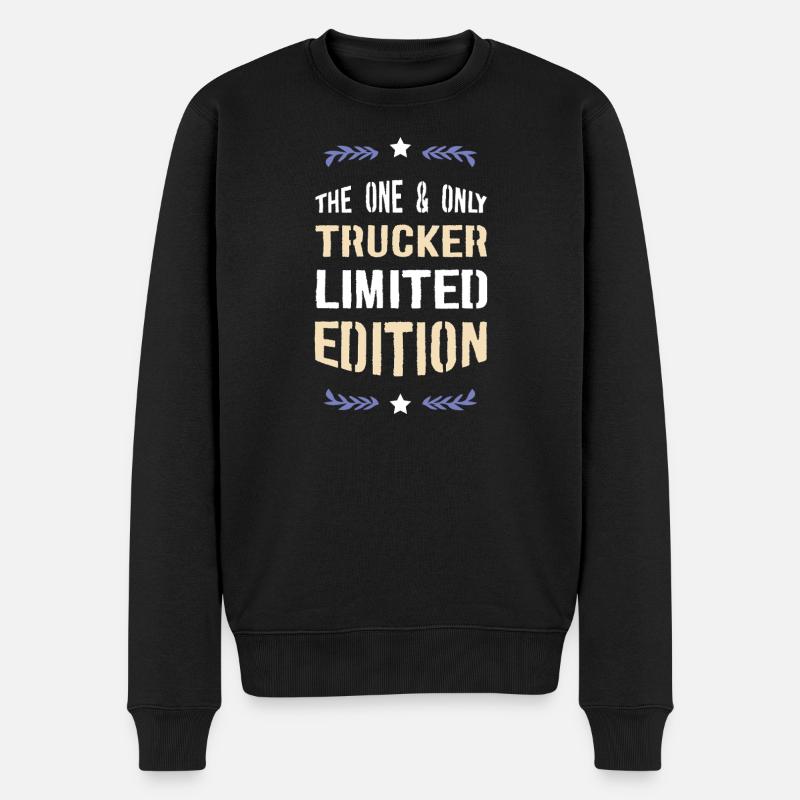 One&Only Trucker Édition Limitée - Pull Premium bio Homme - noir