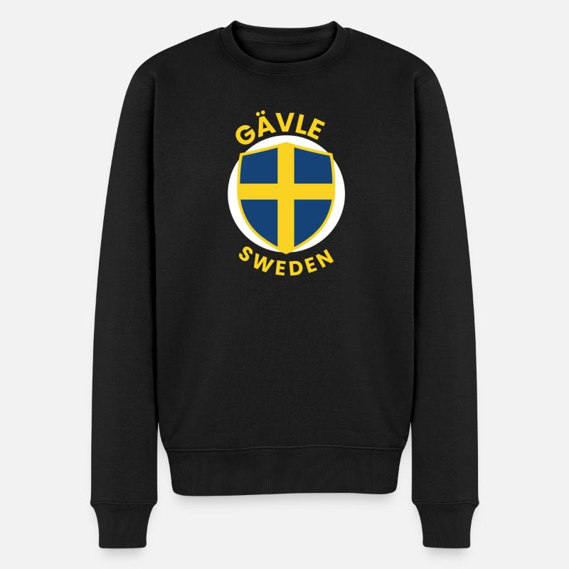 Gävle Sköld, Suède - Pull Premium bio Homme - noir