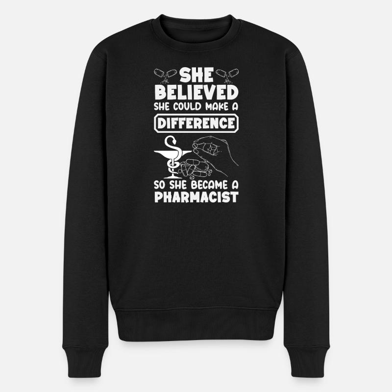 Pharmacist Pharmaceutical Technical - Men's Premium Organic Jumper - black