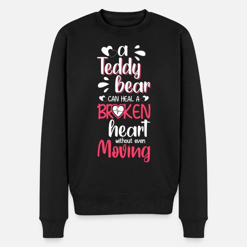 Jouets d’enfance d’ours - Pull Premium bio Homme - noir