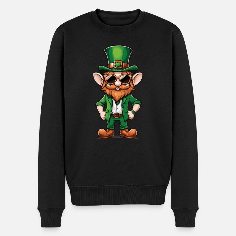 Cool Leprechaun - Pull Premium bio Homme - noir