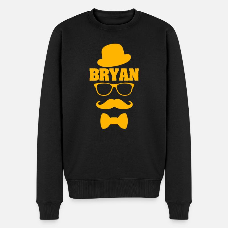Cadeau pour Bryan - Pull Premium bio Homme - noir