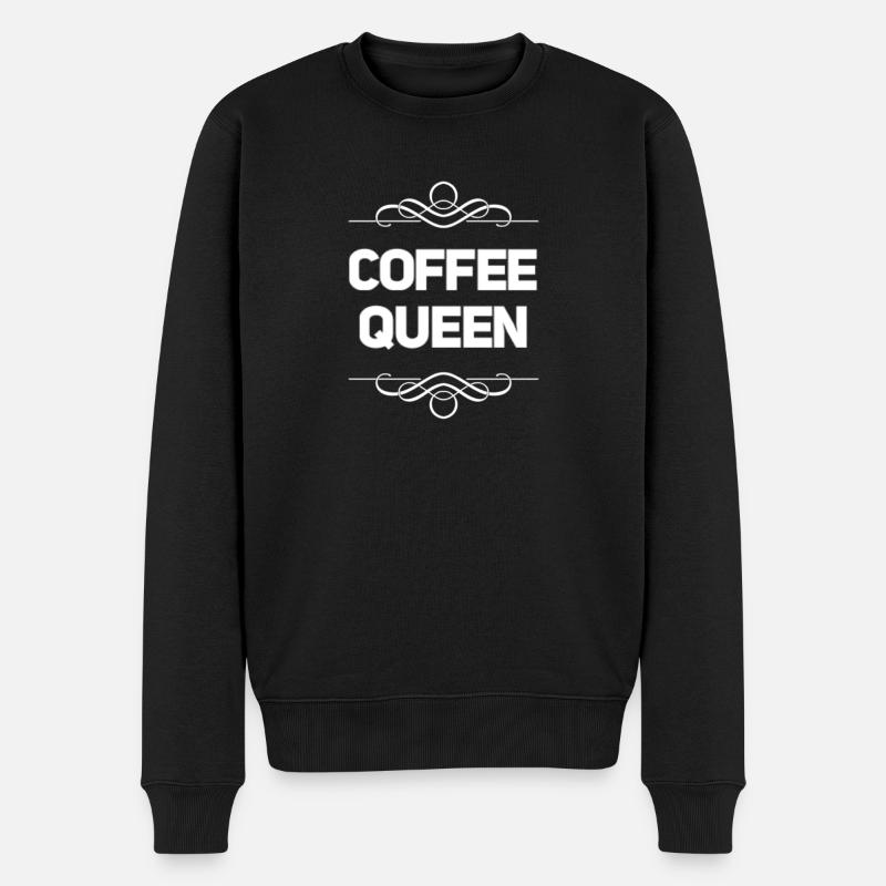 Reine du café - Pull Premium bio Homme - noir