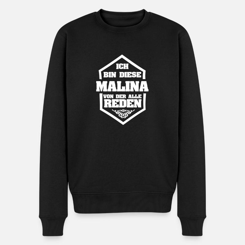 Cadeau pour Malina - Pull Premium bio Homme - noir