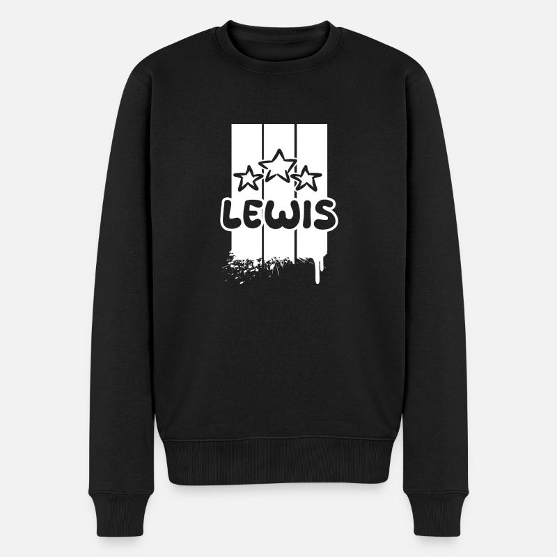 Cadeau pour Lewis - Pull Premium bio Homme - noir