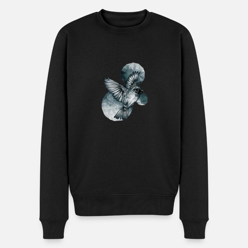 Dark Bird - Pull Premium bio Homme - noir