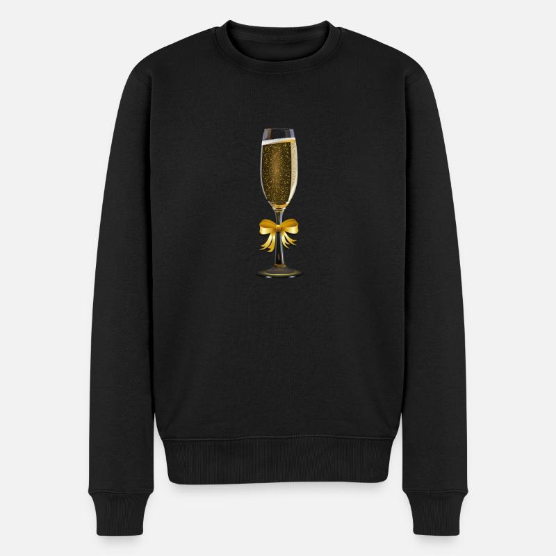 blockedTitle - Männer Premium Bio Pullover - Schwarz