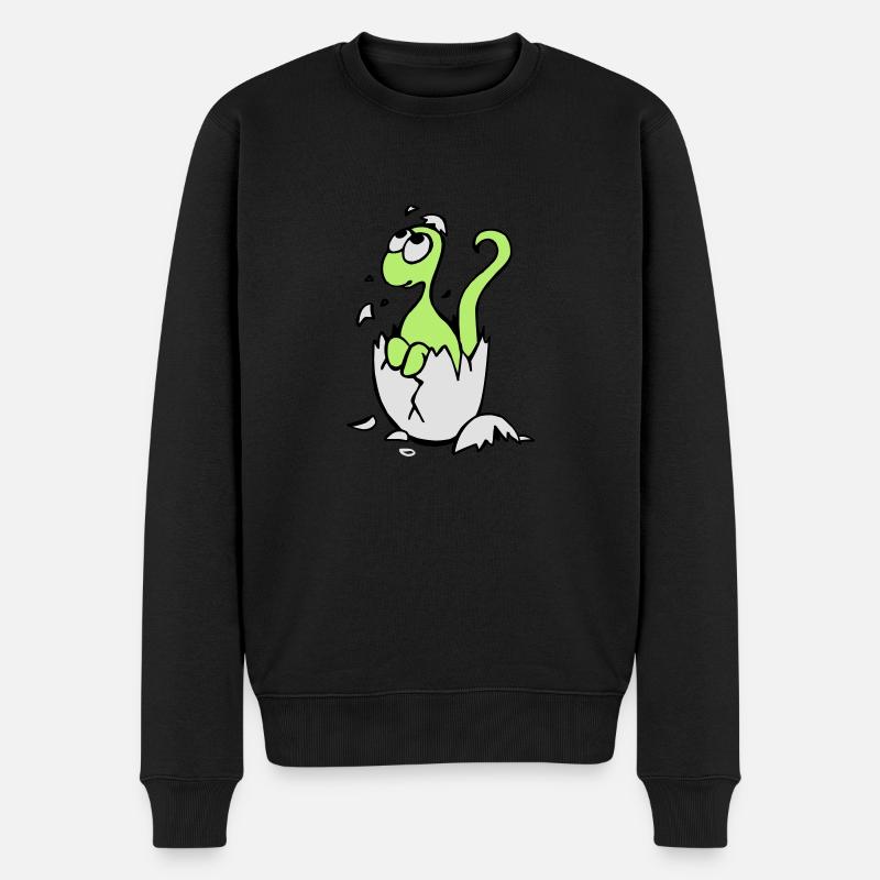 Bébé Dinosaure - Pull Premium bio Homme - noir