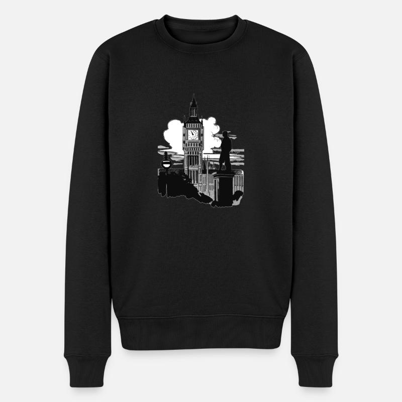 Big Ben - Männer Premium Bio Pullover - Schwarz
