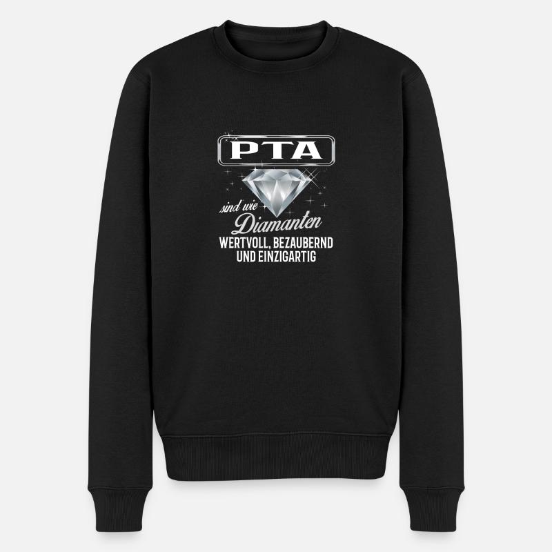 PTA - DM - Männer Premium Bio Pullover - Schwarz