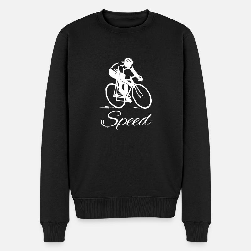 Vélo de vitesse - vélo rapide - Pull Premium bio Homme - noir