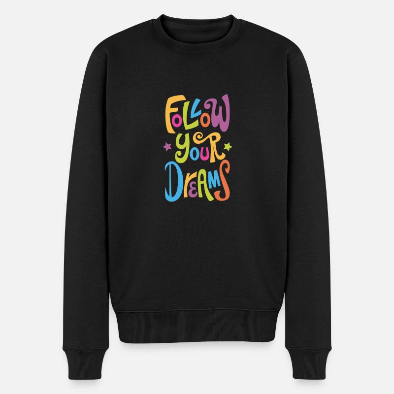 Suis tes rêves - Pull Premium bio Homme - noir