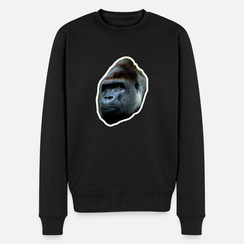 Gorilla cool simple - Pull Premium bio Homme - noir