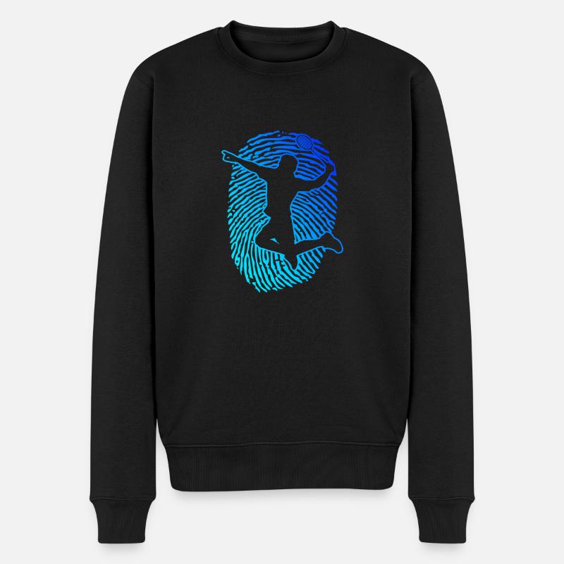 Squash Badminton Joueur Badminton Hommes - Pull Premium bio Homme - noir