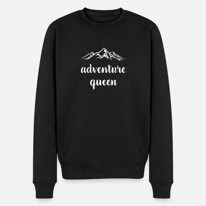 Reine de l’aventure - Pull Premium bio Homme - noir
