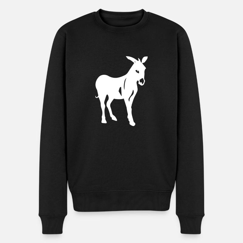 Esel d’âne - Pull Premium bio Homme - noir