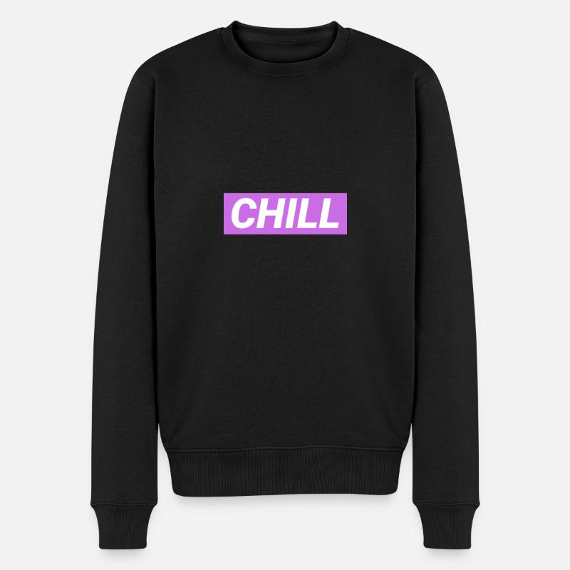 Chill - Pull Premium bio Homme - noir