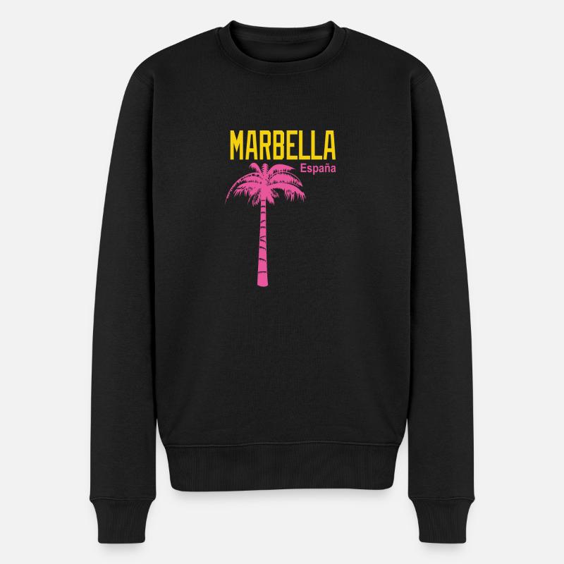 Marbella - Pull Premium bio Homme - noir