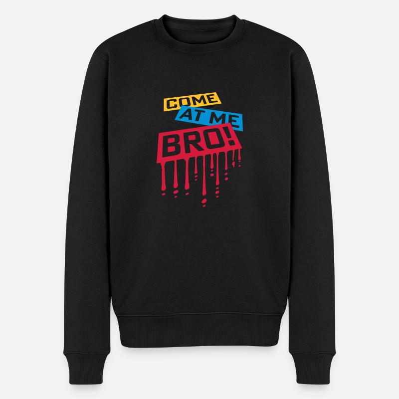 Viens à moi bro - Pull Premium bio Homme - noir