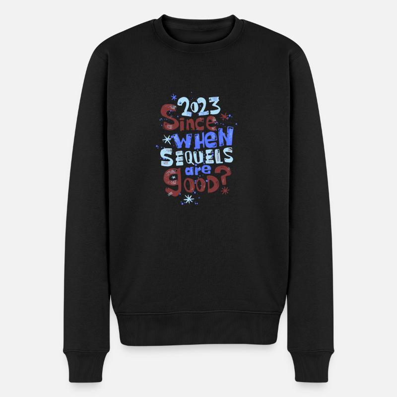 2023 - Männer Premium Bio Pullover - Schwarz