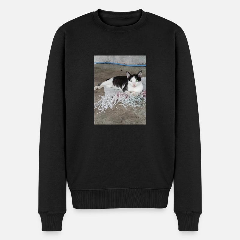 le chats - Pull Premium bio Homme - noir