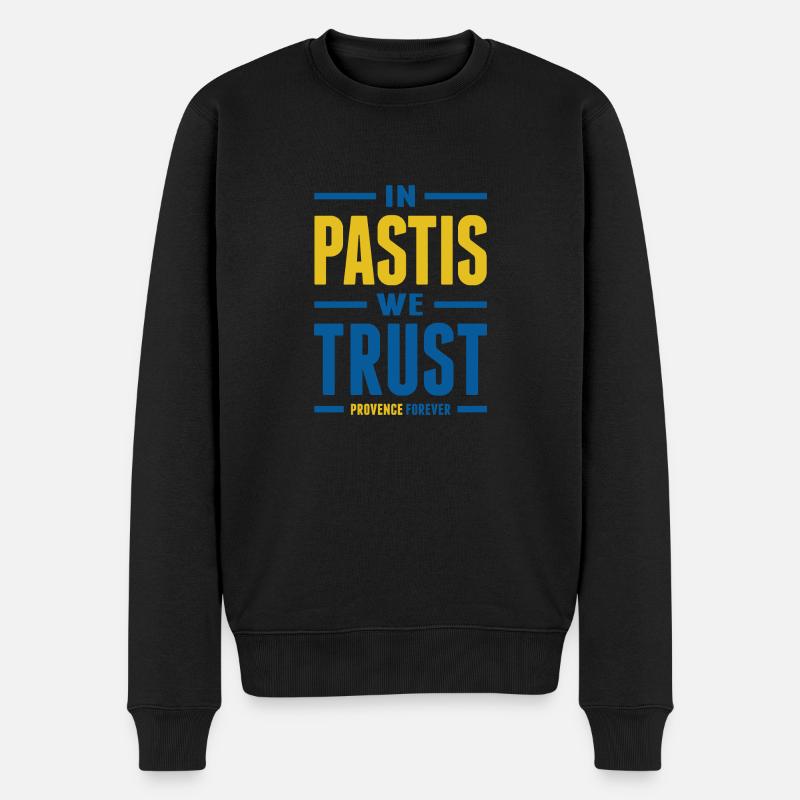 In Pastis we trust - Pull Premium bio Homme - noir