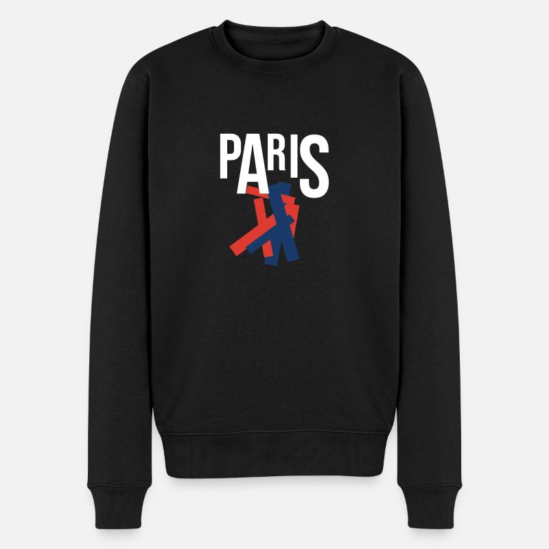 Souvenir créatif Paris - Pull Premium bio Homme - noir