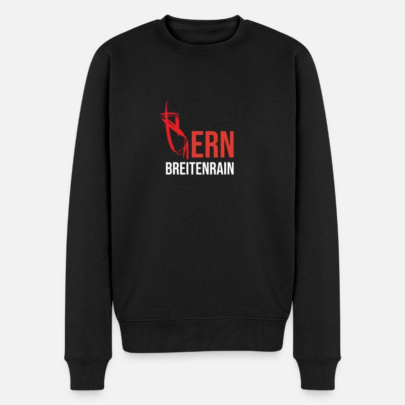 Bern Breitenrain T-Shirt - Männer Premium Bio Pullover - Schwarz