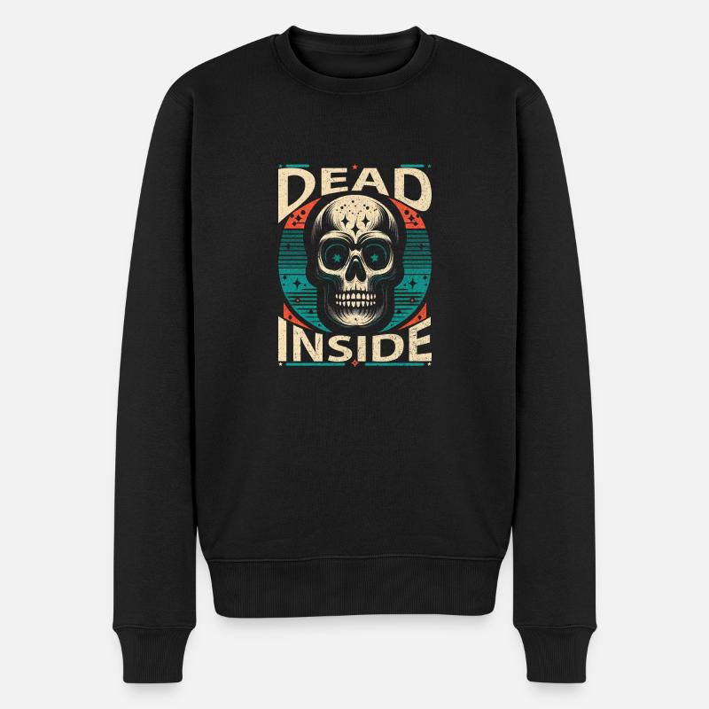 Dead Inside - Silence de l’âme - Pull Premium bio Homme - noir