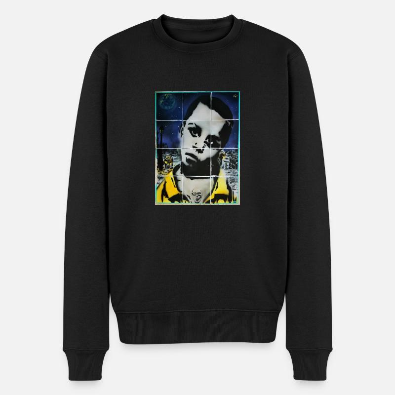Graffiti Worldwide - Männer Premium Bio Pullover - Schwarz