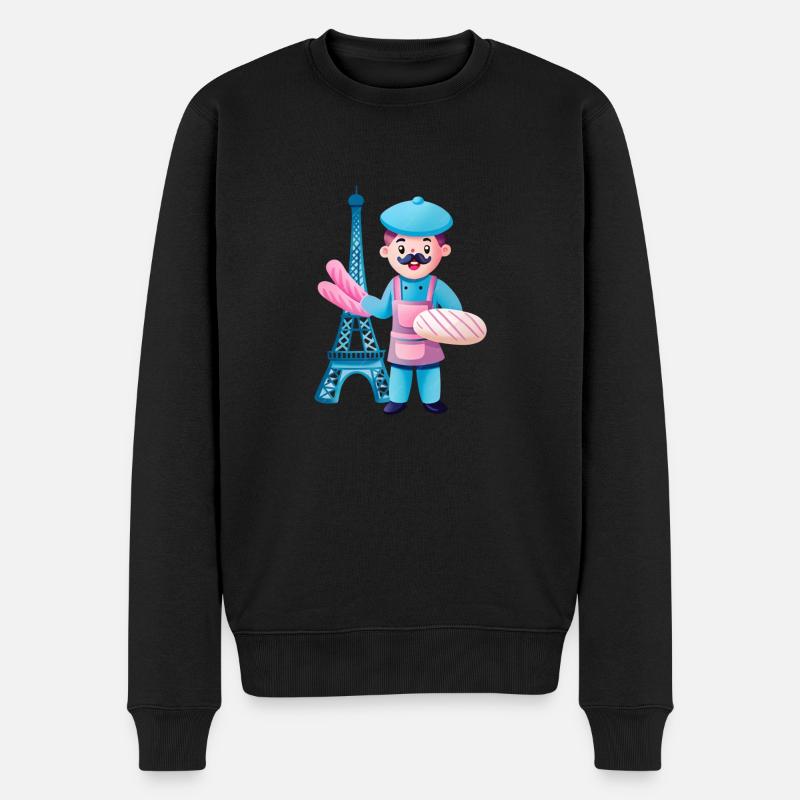 Le francais - Pull Premium bio Homme - noir