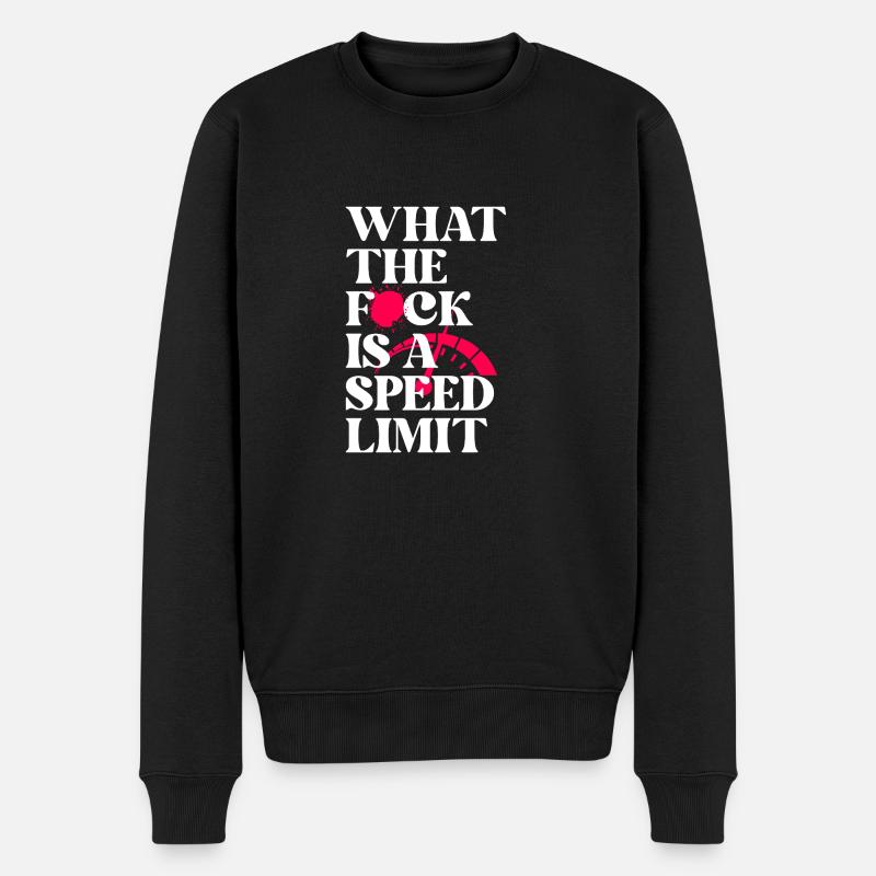 Auto - Männer Premium Bio Pullover - Schwarz