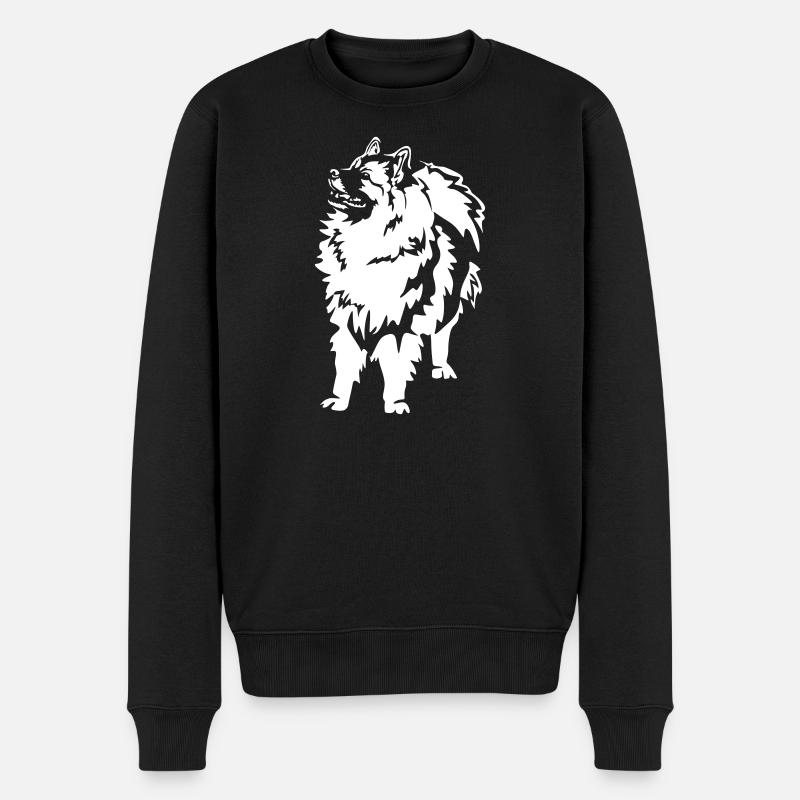 Wolfsspitz « Édition Noire » - Pull Premium bio Homme - noir