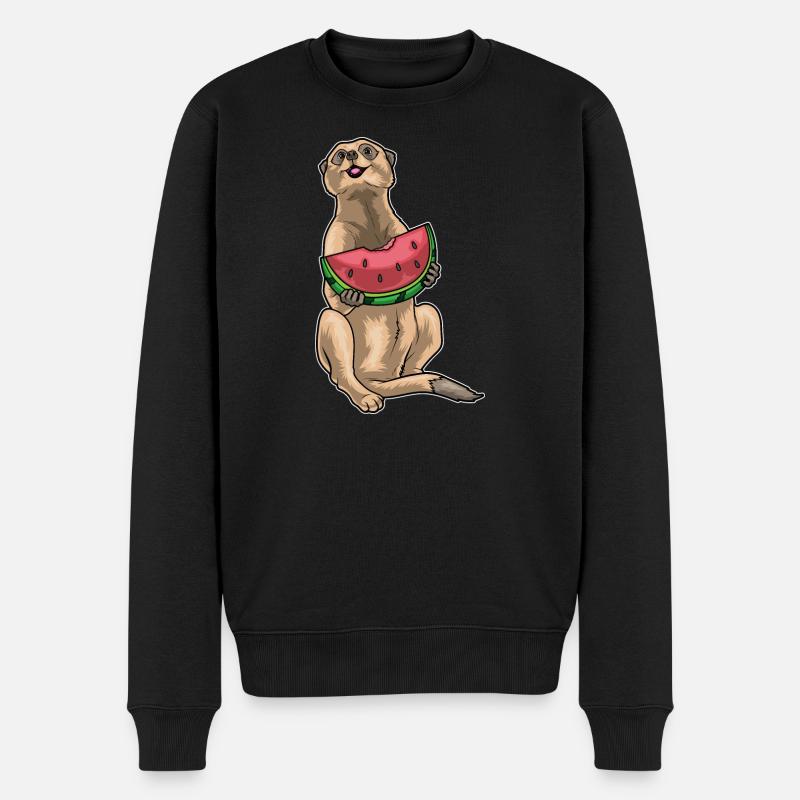 Suricate Pastèque - Pull Premium bio Homme - noir