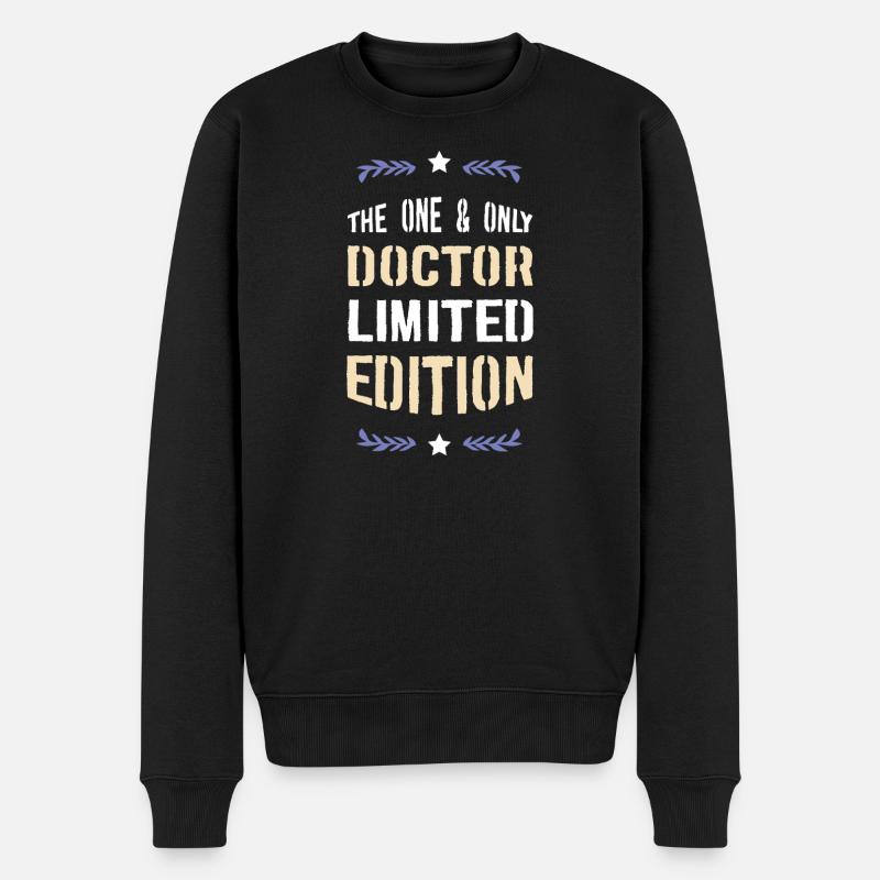 Single Doctor Édition Limitée - Pull Premium bio Homme - noir
