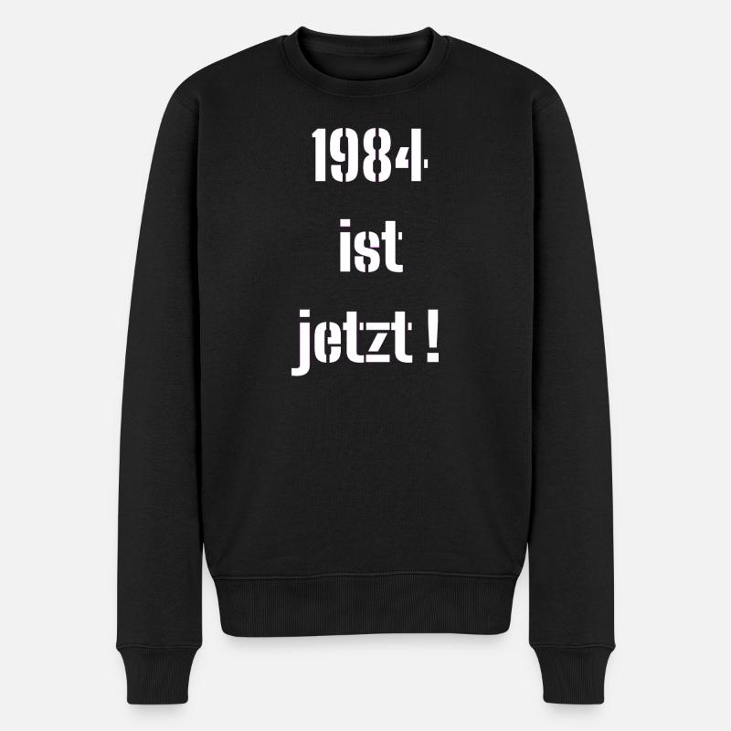1984, C’EST MAINTENANT ! - Pull Premium bio Homme - noir