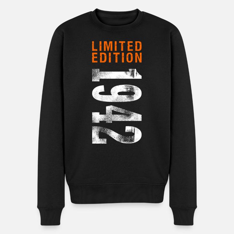 Naissance en 1942 - Pull Premium bio Homme - noir
