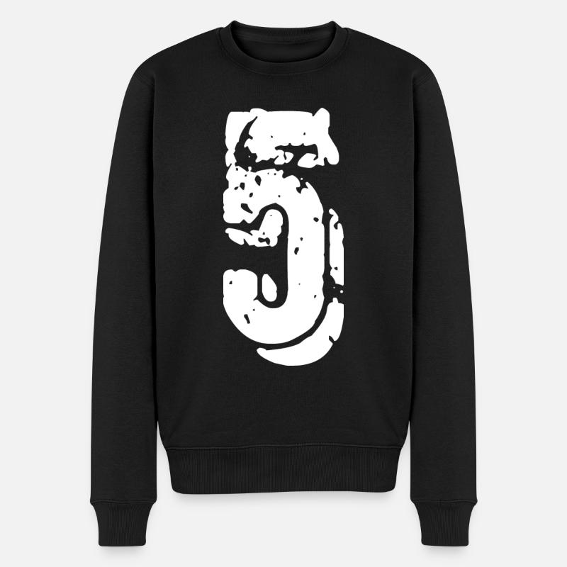 Maillot numéro 5 - Pull Premium bio Homme - noir