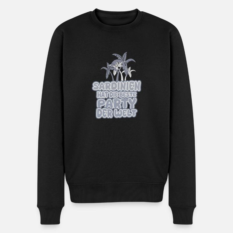La Sardaigne en vacances - Pull Premium bio Homme - noir