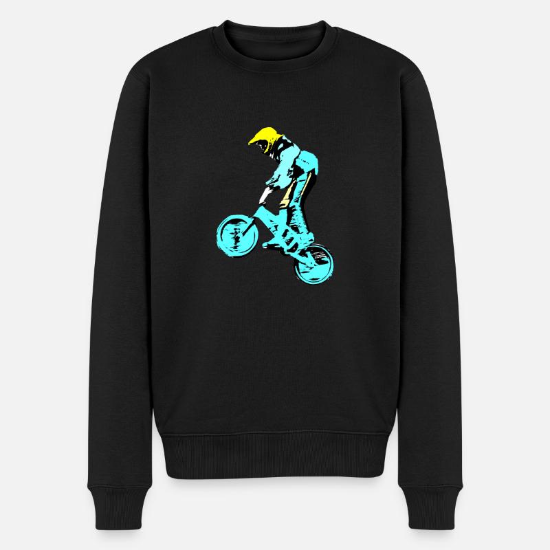 BMX - Männer Premium Bio Pullover - Schwarz