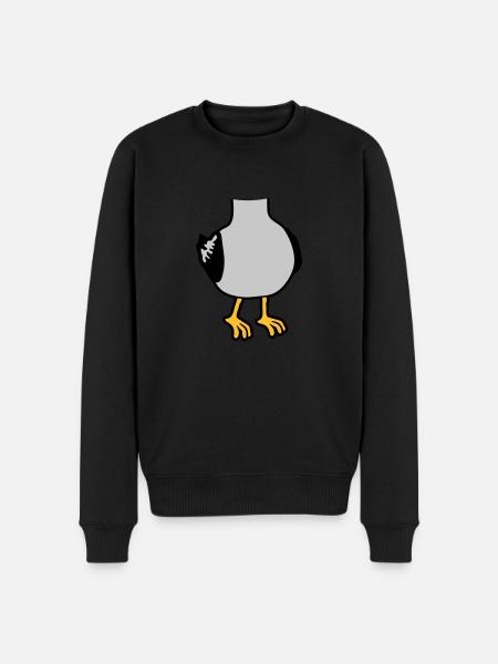 Seagull without head costume - Men's Premium Organic Jumper - black