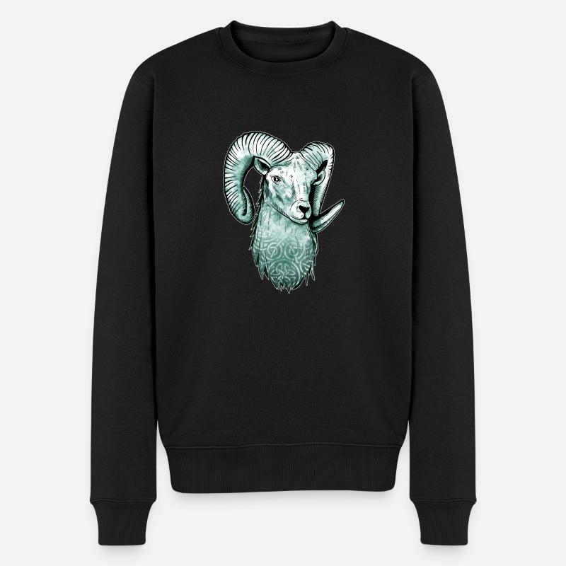 Bélier Celtique - Pull Premium bio Homme - noir