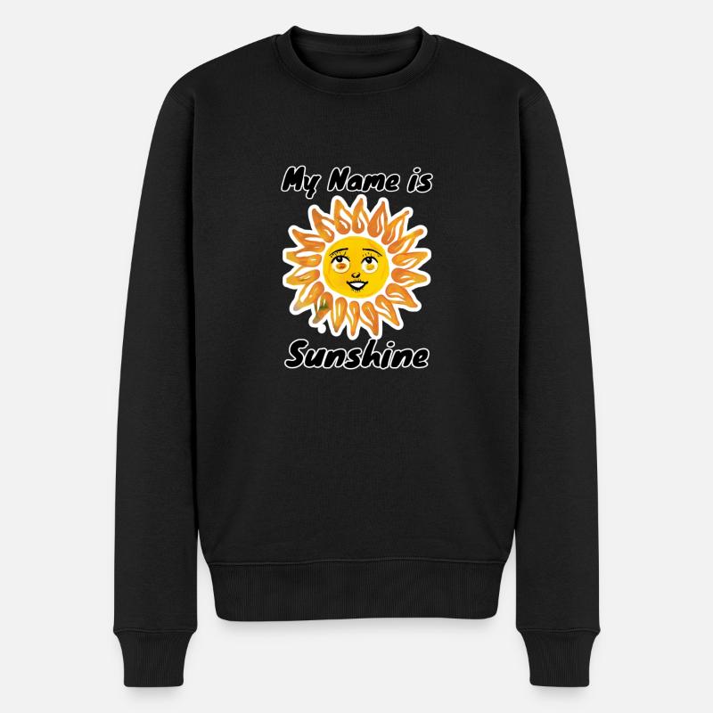 Sprüche - Männer Premium Bio Pullover - Schwarz