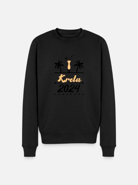 Crete 2024 - Men's Premium Organic Jumper - black