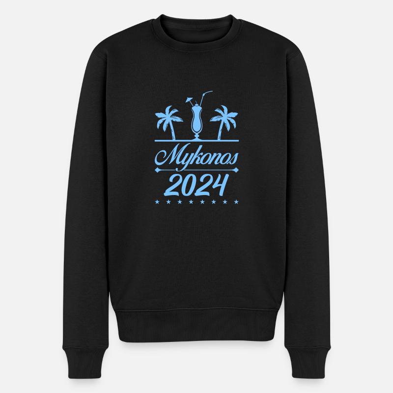 Mykonos 2024 - Pull Premium bio Homme - noir