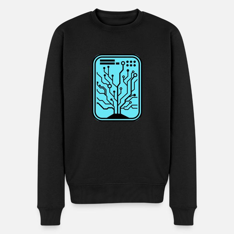 Micro-puce - Pull Premium bio Homme - noir