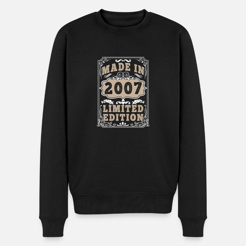Original 2007 Vintage Vintage Retro Birthday - Pull Premium bio Homme - noir